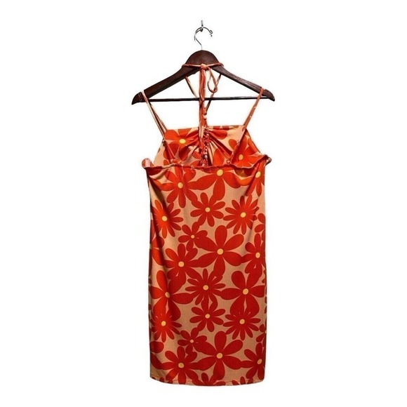 Adorable Orange Floral Dress By Madden NYC. Size 3XL - Picture 2 of 2